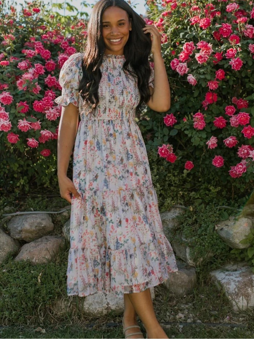 IVY CITY CO Cordelia Floral Dress Size 1X